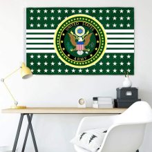 USA Army Printed Polyester Custom Logo Flags
