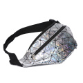 Silver children's Fanny pack Waterproof Silver children's PU Fanny Pack