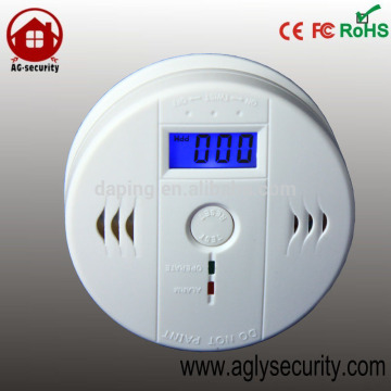 Home Smart Security personal LCD carbon monoxide detector Alarm