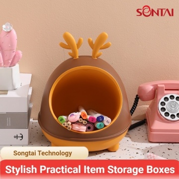 Deer-Shaped Storage Box for Multi-Scene Use