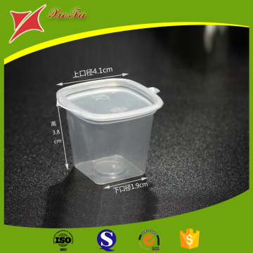 Plastic PP material mini fruit jelly cup