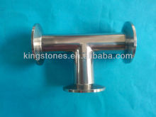 sanitary clamp tee DIN stainless steel tee dairy processing pipe fitting