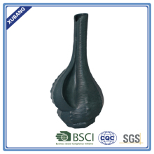 best seller poly resin long Cone shell vase