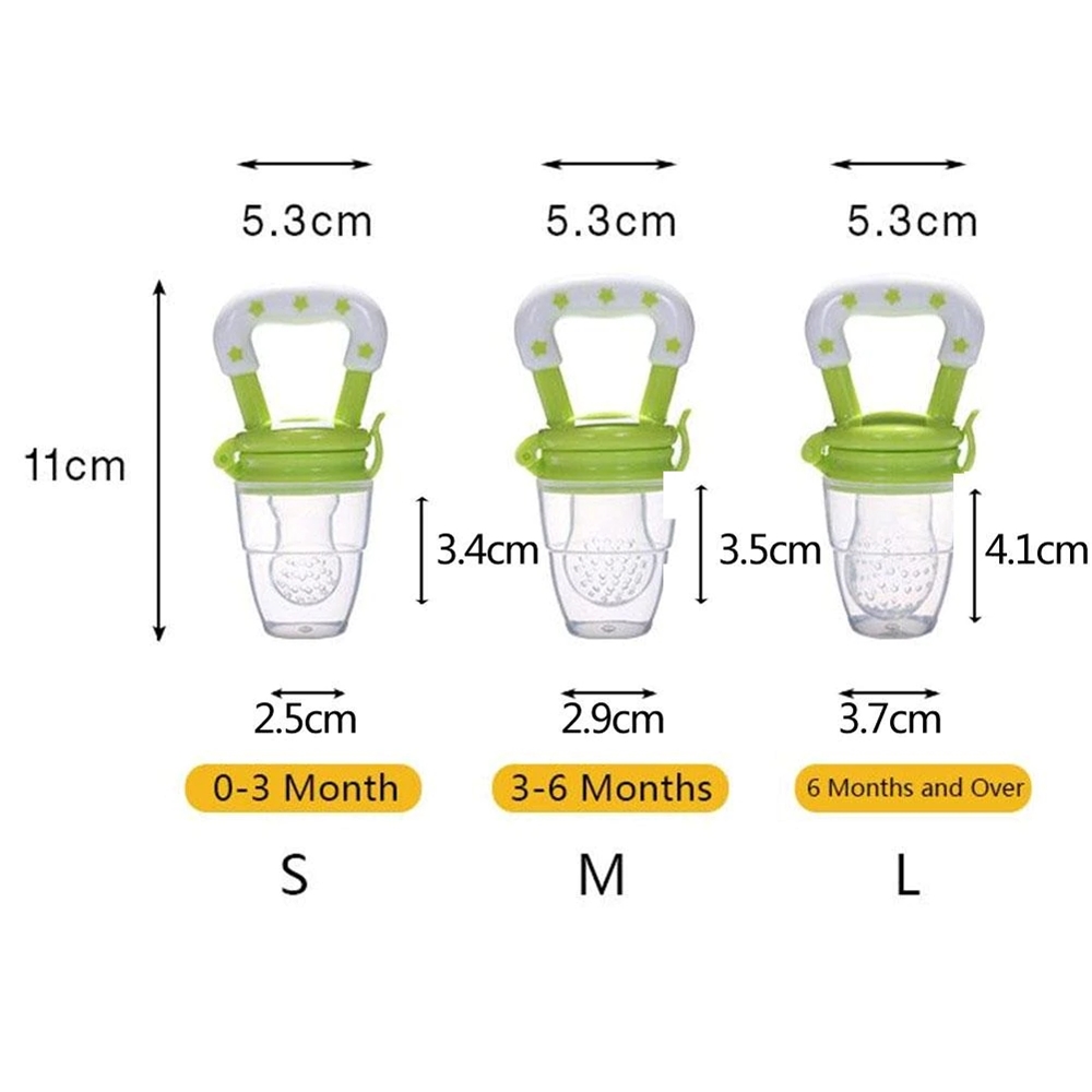 Safe Milk Feeder Fresh Fruit Food Kids Nipple Feeding For Baby Pacifier Bottles Nipple Teat Nibbler M0148