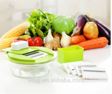 Multi Blades Stainless Steel Multi Kitchen Grater Manual Vegetable Fruit Grater