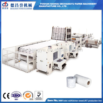 CE ISO Certification full automatic toilet roll toilet roll Processing production line