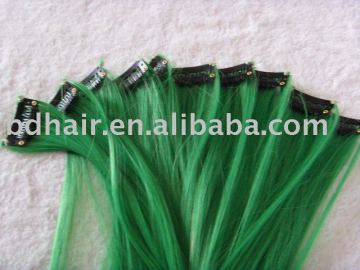 wholesale human hair extensions/ remy human clip hair extensions