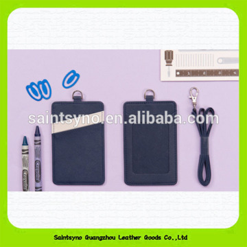 15193 Fashionable Leather student id card holder with id window for sale