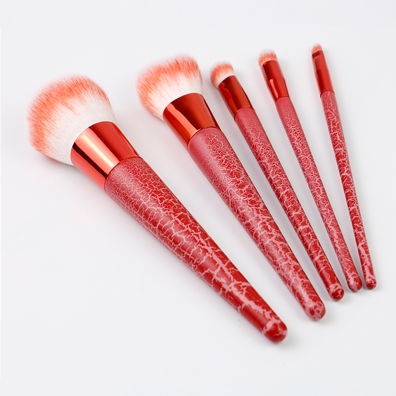 2022 Professional Synthetic Hair Makeup Brush Set 5pcs 