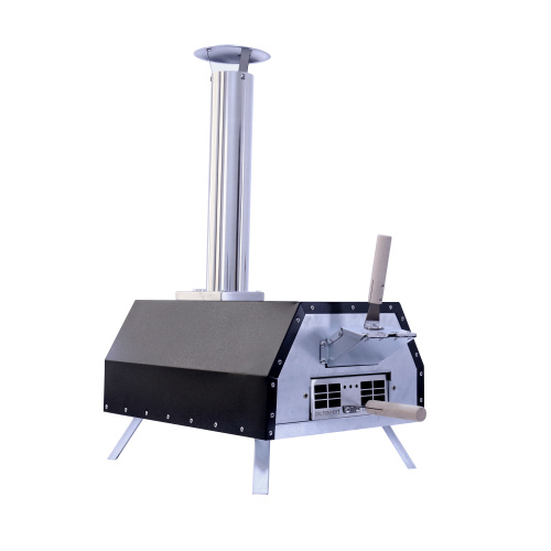 Portable Oven BBQ Grill Wood Pellet Gas Pizza Oven Safe Temperature Meter Heating Speed Fast Portable Oven BBQ Grill Wood Pellet/Gas Pizza Oven for Outdoor Bke Pizza Factory