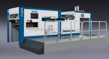 Plaen corrugated diecutting creasing machine