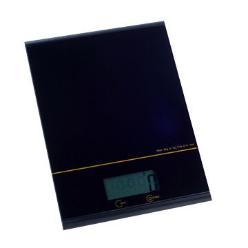 Glass digit kitchen scale