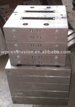 HDPE WPC solid decking dies ( 2 output/2 strands)