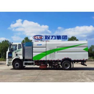 New 4x2 pure electric cleaning and sweeping truck