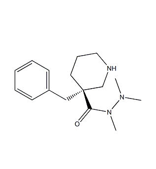 (3R)-3-benzyl-N,N',N'-trimethylpiperidine-3-carbohydrazide 339539-84-3