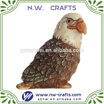 Resin Kingdom Baldwin Bald Eagle Pot Belly Box Figurine