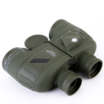 Waterproof HD BAK7 Telescope Binoculars: 10x50 Compass Rangefinder for Marine Navigation