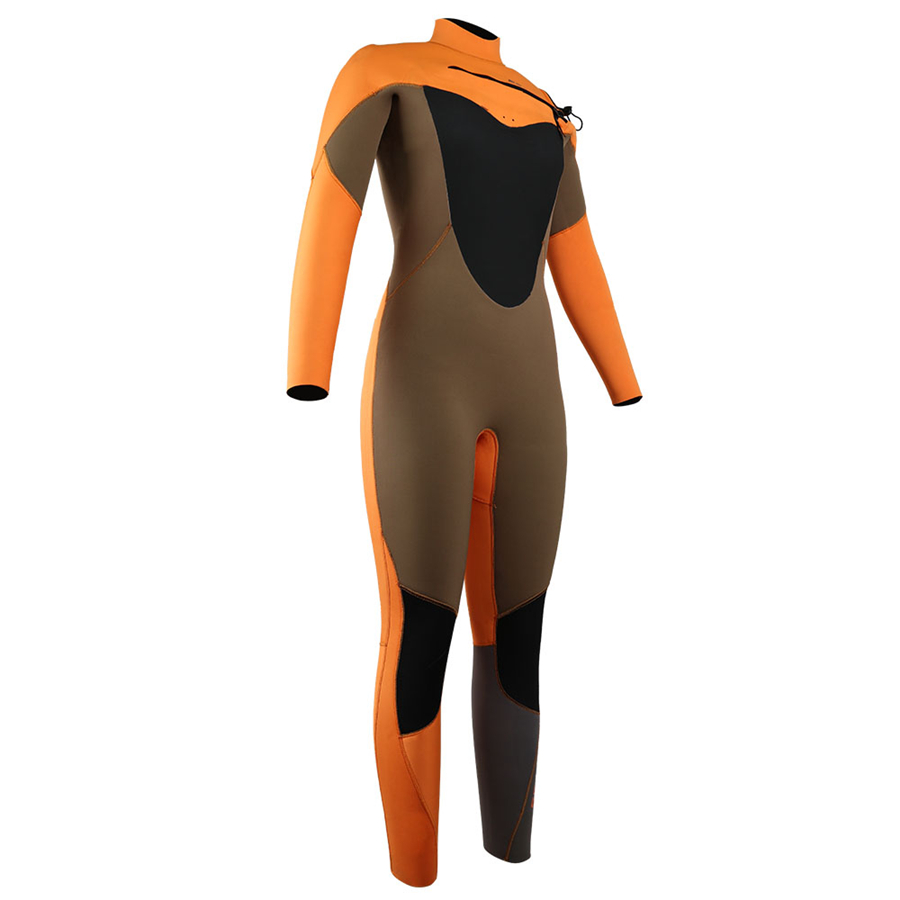 Seaskin 4mm Neoprena Sexy Surfing Fullsuit untuk Wanita