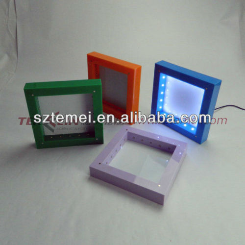Wall-mounted acrylic jewelry light box
