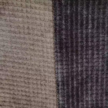 Checkered Jacquard Flannel Fabric