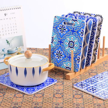 Ceramic Placemat Bohemian Design - Home Daily Use Insulation Mat