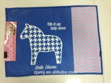 short fleece memory foam mat