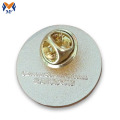 Smile Logo Pin Button Clenge com fecho de borboleta