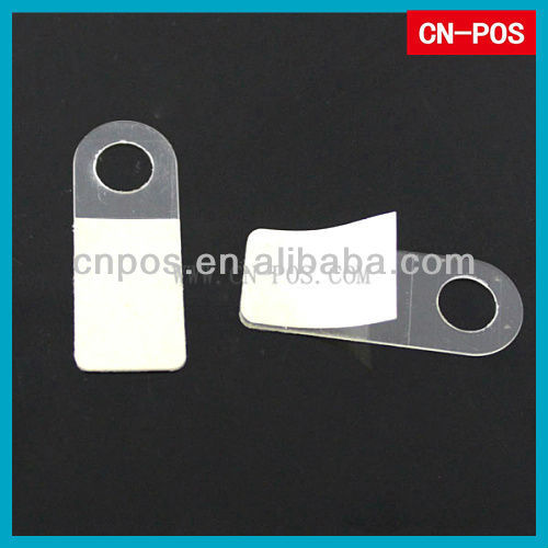 supermarket adhesive hang tab for display hang goods