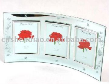 Supply glass curving photo frame