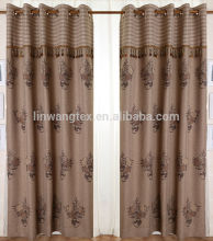 100% polyester embroid blackout drapes