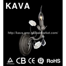 Decorative white Roes Indoor Wall Lamp