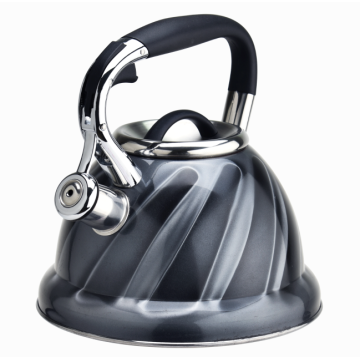 Popular stainless steel whistling stovetop kettle