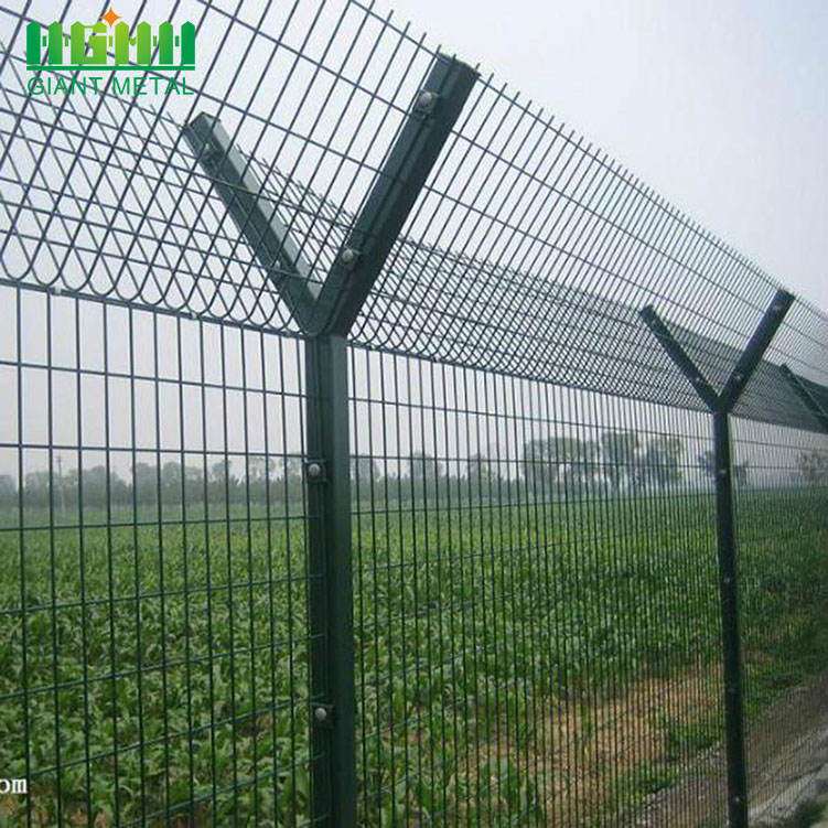 High Quality Pvc Coated Weld Airport Security Fence