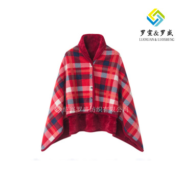 Red checkered Felt blanket