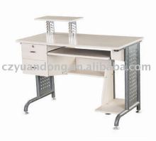 thick wood board Computer table,office table, matel frame