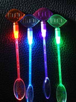 Flashing Spoon/LED Bottle Shape Stirrer/Flashing Fork/Flashing Spoon /Flashing Stirrer