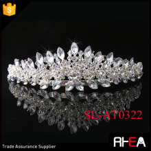 Sparkling Crystal & Rhinestone Silver Tiara Wedding Hair accessories