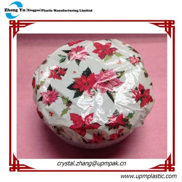 Flower Print Disposbable LDPE Plastic Bowl Covers