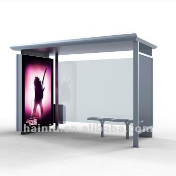 Bus Stop Shelter With Light Box,Modern Bus Shelter Design