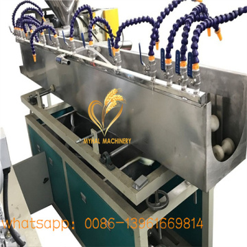 PVC steel wire reinforced pipe extrusion process line