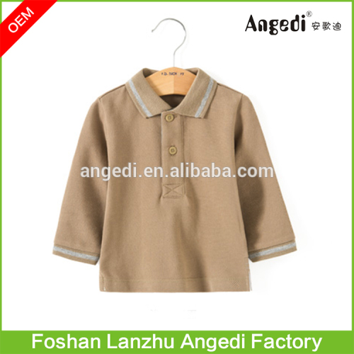 Boys Custom Polo Shirt 100% Cotton High Quality Kids Boy Polo Tshirt