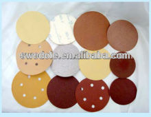 hook and loop gold abrasive sanding discs