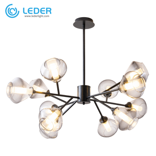 د LEDER Led Glass Pendant Lighting