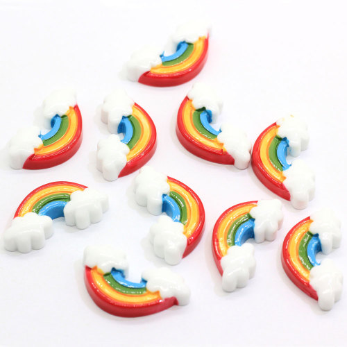 30mm Lovely Colorful Cloud Resin Flatback Cabochons For Hair Bow Centers DIY Scrapbooking Decoration