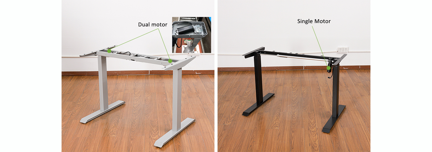 Single Motor vs. Dual Motor Standing Desks
