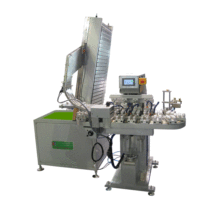 Full automatic pad printer for bottle caps