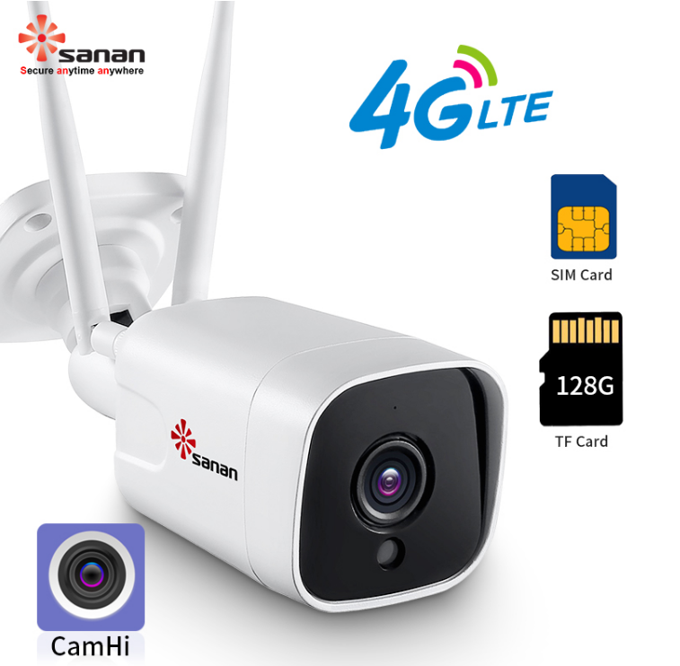 2MP ကြိုးမဲ့ 4G CCTV ကင်မရာ