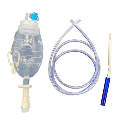 Kit de drainage des plaies avec réservoir d&#39;aspiration en silicone avec tube