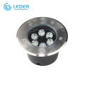 LEDER โคมไฟฝังพื้น LED สีขาวธรรมชาติ 9W