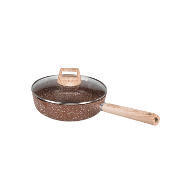 Frying Pan with Lid and Ergonomic Handle - View Larger Image
